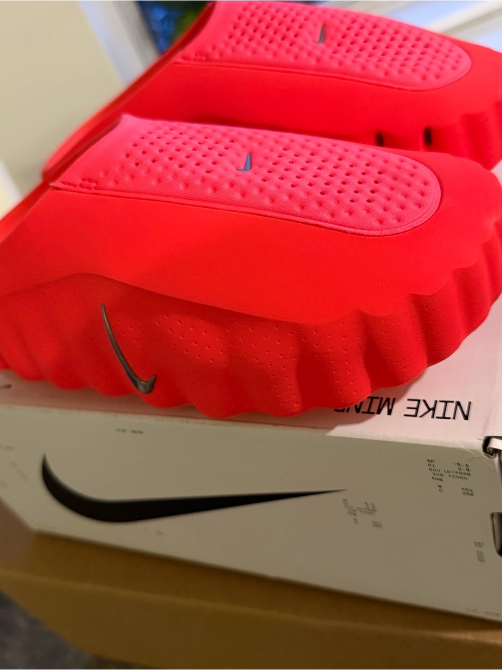 Nike Mind 01 Slides Bright Red Comfort Slides